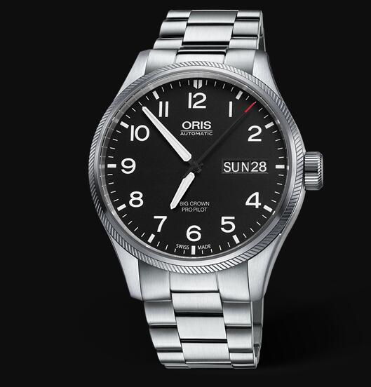 Review Oris Aviation Big Crown Propilot Big Day Date 45MM Replica Watch 01 752 7698 4164-07 8 22 19